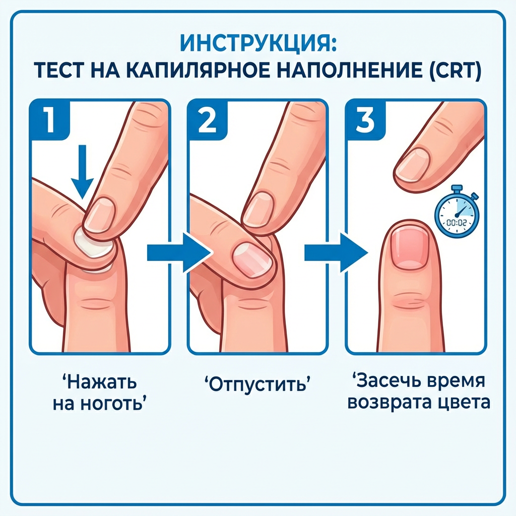 Пошаговая инструкция теста CRT